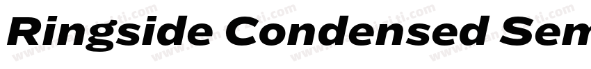 Ringside Condensed Semibold Regular字体转换